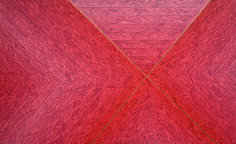 A Chasm In Time X 28" x 46" Acrylic on Linen Canvas 2022