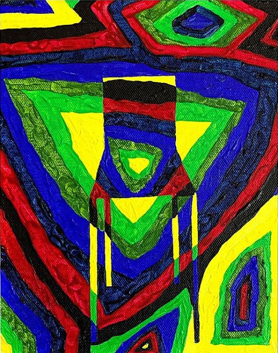 The Chair VII 10" x 8" Acrylic on Canvas Board 2020