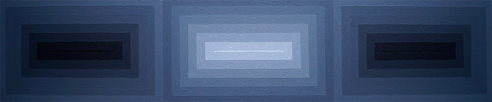 Transposed I 60in x 12in Acrylic on Linen 2019