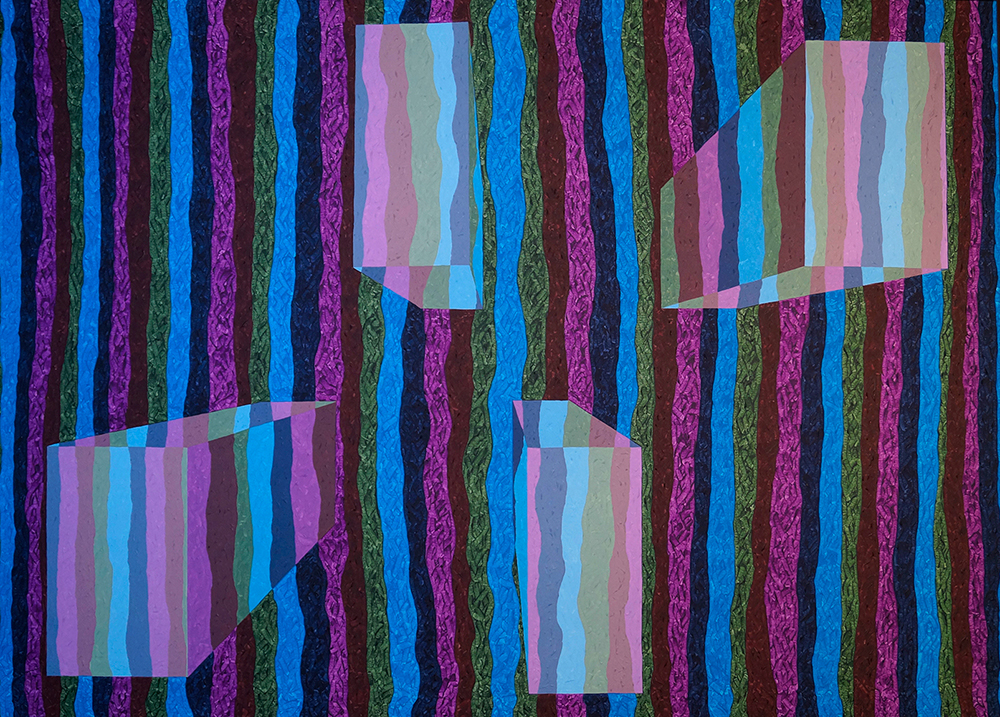 Continuum V 48in x 72in Acrylic On Canvas 2017